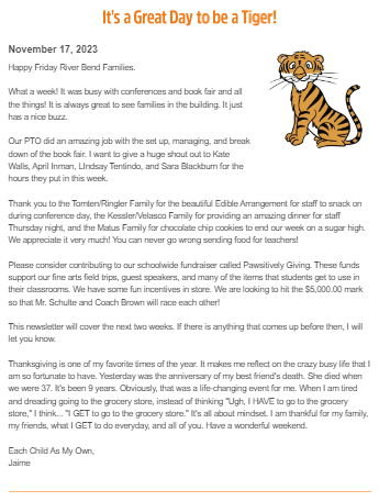  The Family Weekly Roar